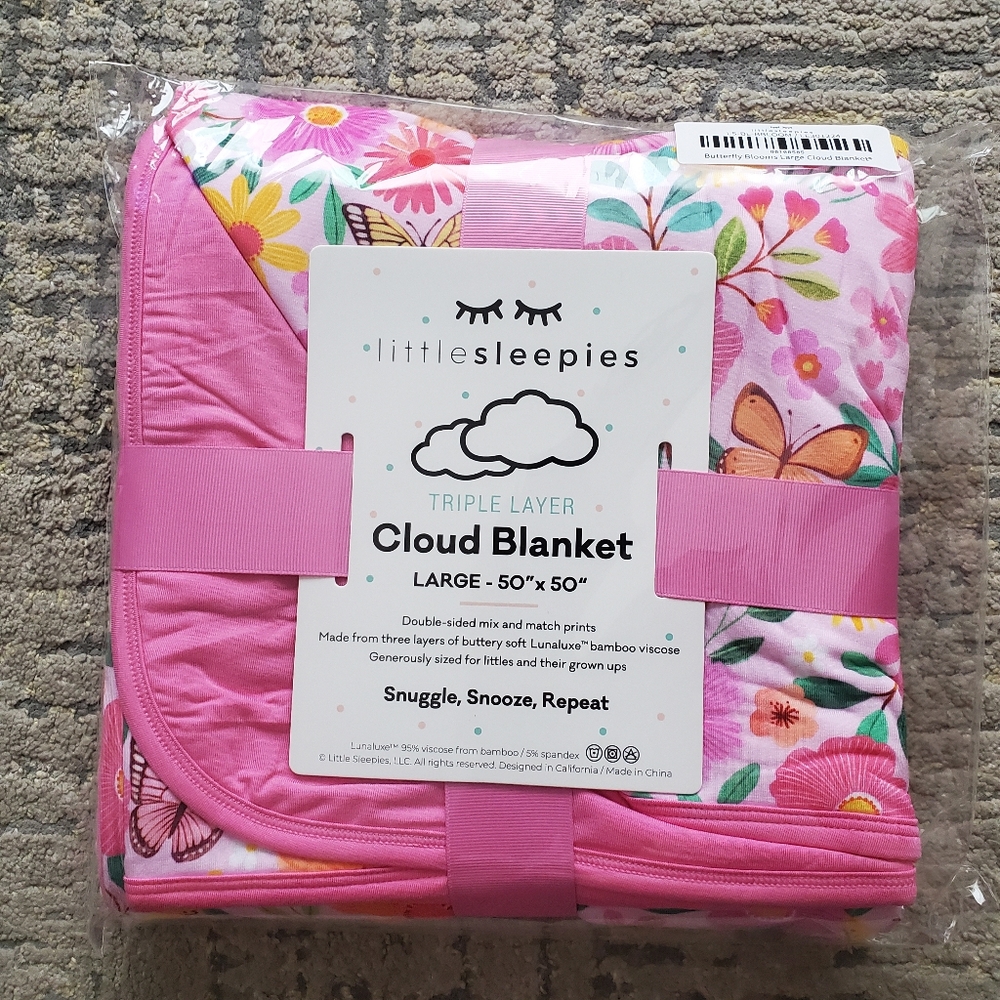 New Little Sleepies Cloud Blanket
